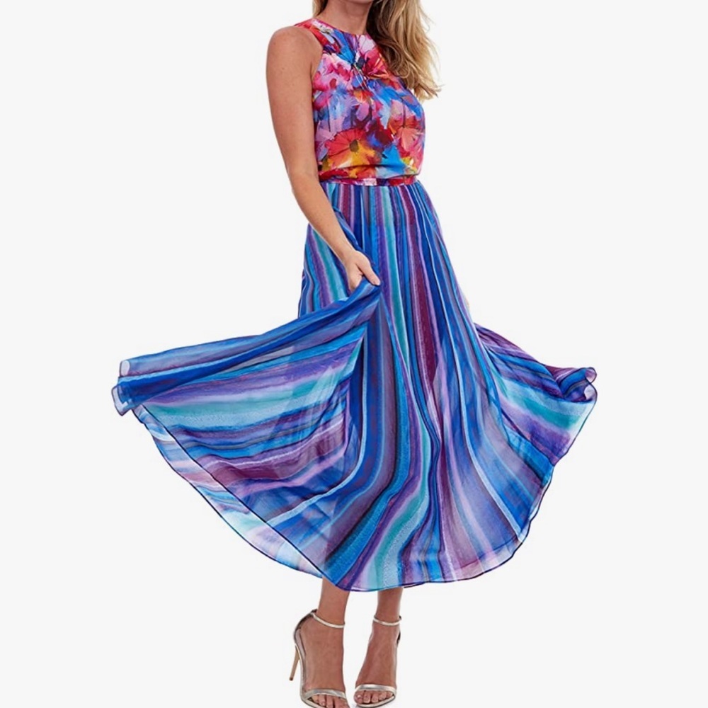 Gottex Women's Standard Italian Summer High Neck Cover Up Dress